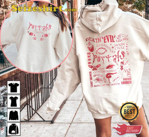 Portals Tour Melanie Martinez Alter Ego Pink Alien Character Fan Gift Shirt