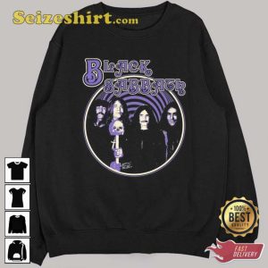 Purple Art Members Rock Band Black Sabbath Unisex Sweatshirt