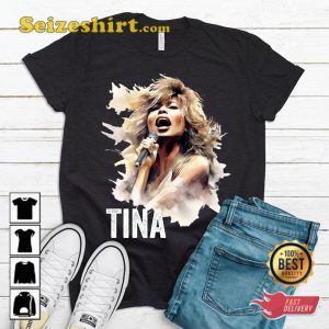 Queen of Rock n Roll Tina Turner Simple The Best Vintage Shirt