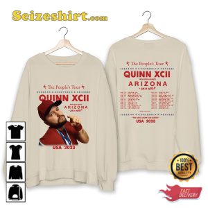 Quinn XCII Plans The Peoples Tour 2023 Fan Gift Double Side T shirt