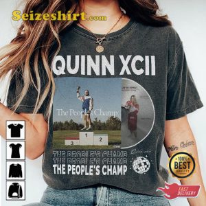 Quinn XCII The Peoples Champ Album Cover Tour 2023 Shirt