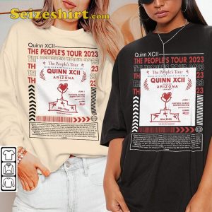 Quinn XCII The Peoples Music Tour 2023 Gift For Fan Shirt