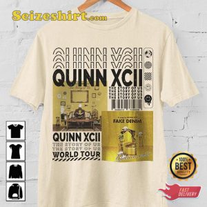 Quinn XCII The Story Of Us Album Cover Fan Gift Tee Shirt