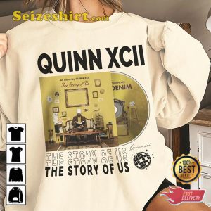 Quinn XCII The Story Of Us Album Cover Vintage Tee Shirt