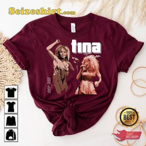 RIP Tina Turner Queen of Rock n Roll Thank For Memories T shirt
