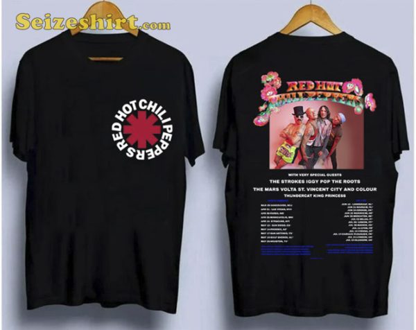 Red Hot Chili Peppers 2023 Tour Shirt For Fans