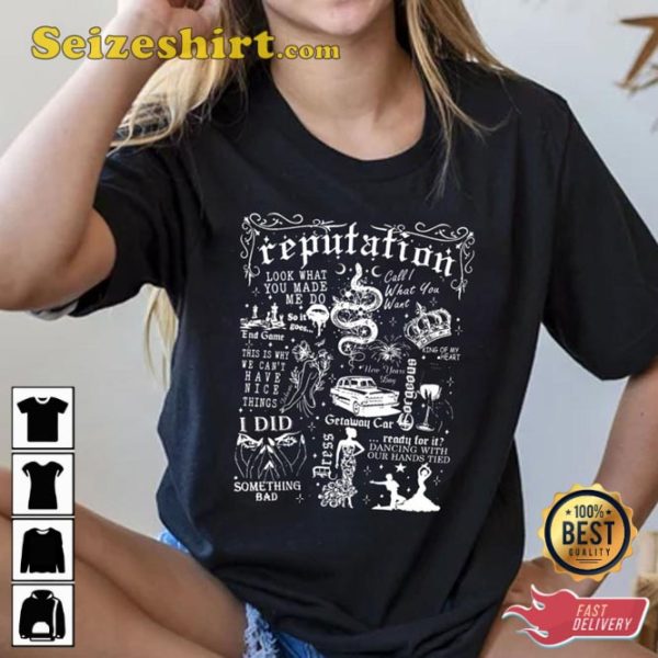 Reputation Taylor Inspired Snake The Eras Tour Shirt Gift For Swifties