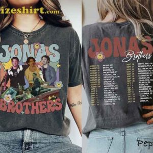Retro Jonas Brothers Comfort Colors Five Albums One Night Shirt