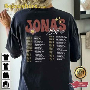 Retro Jonas Brothers Comfort Colors Five Albums One Night Shirt