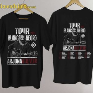 Arjona Volver Blanco Y Negro Tour 2023 T-Shirt