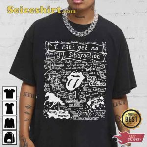 Groovy Rolling Stones I Cant Get No Satisfaction Sweatshirt