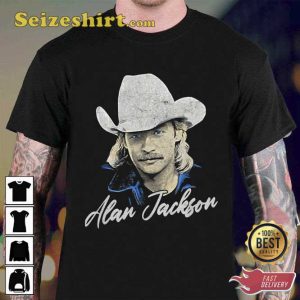 Singer Alan Jackson Vintage Graphic Unisex T-shirt1