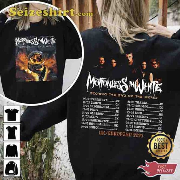 Spring Headlining Motionless In White Tour 2023 Shirt