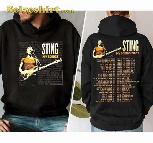 Sting My Songs Concert Tour 2023 Unisex Sweatshirt