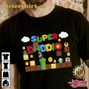 Super Daddio World Of Tees Funny Gaming Shirt