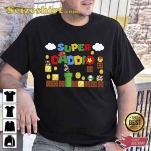 Super Daddio World Of Tees Funny Gaming Shirt