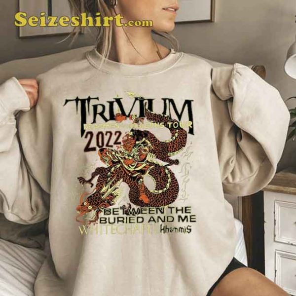 Trivium Deadmen And Dragons Tour 2023 Between The Buried And Me T-Shirt