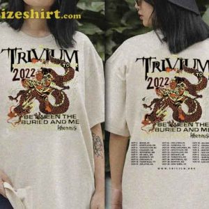 TRIVIUM Deadman and Dragons Tour 2023 Music Concert T-Shirt