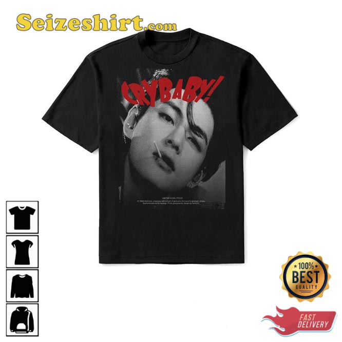 Taehyung Jimin Graphic Baby-J Korean Kpop Cry Baby Shirt Gift For Fans1