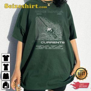 Tame Impala Let It Happen Currents Music Concert T-Shirt