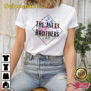 The Avett Brothers Flower Cotton T-Shirt
