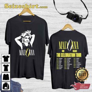 Madonna The Celebration Four Decades Tour 2023 Unisex T shirt