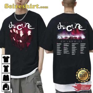 The Cure 2023 North American Tour Dates Tshirt