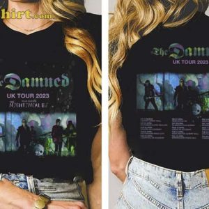 The Damned London 2023 New Tour T-Shirt For Fans