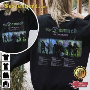 The Damned London 2023 New Tour T-Shirt For Fans