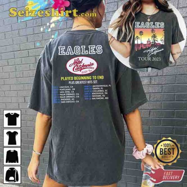 The Eagles Hotel California Tour 2023 Shirt