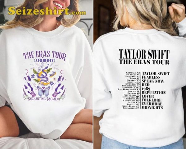 The Eras Tour Swiftie Taylor Concert 2023 Enchanting Moment T-Shirt For Fans