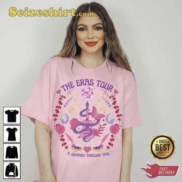 The Eras Tour A Journey Through Time Taylor Tshirt