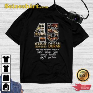 The Future Past North American 45 Years Duran Duran Tour 2023 Shirt