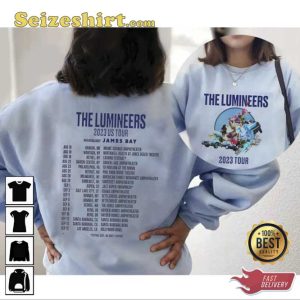 The Lumineers Brightside World Tour 2023 Merch T-shirt