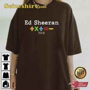 Ed Sheeran World Music Tour 2023 Gift Fan T-Shirt