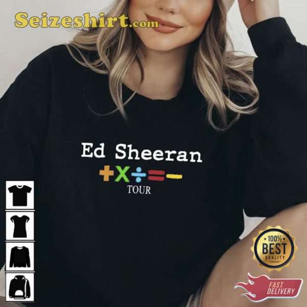 Ed Sheeran World Music Tour 2023 Gift Fan T-Shirt