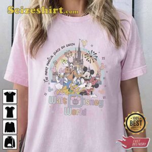 The Most Magical Place On Earth Walt Disney World Shirt