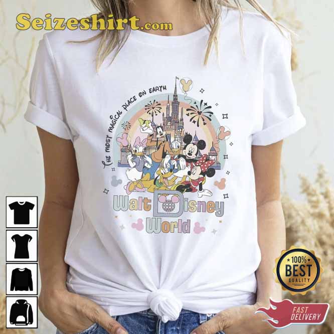 The Most Magical Place On Earth Walt Disney World Shirt