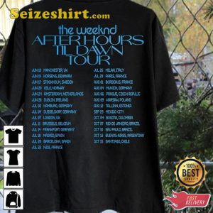 The Weeknd After Hours Tildawn Tour 2023 Cotton T-Shirt
