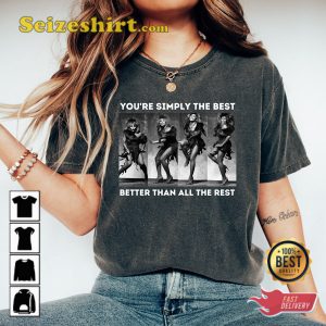 Tina Turner Simple The Best Queen of Rock n Roll Fan Shirt