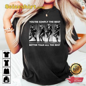 Tina Turner Simple The Best Queen of Rock n Roll Fan Shirt