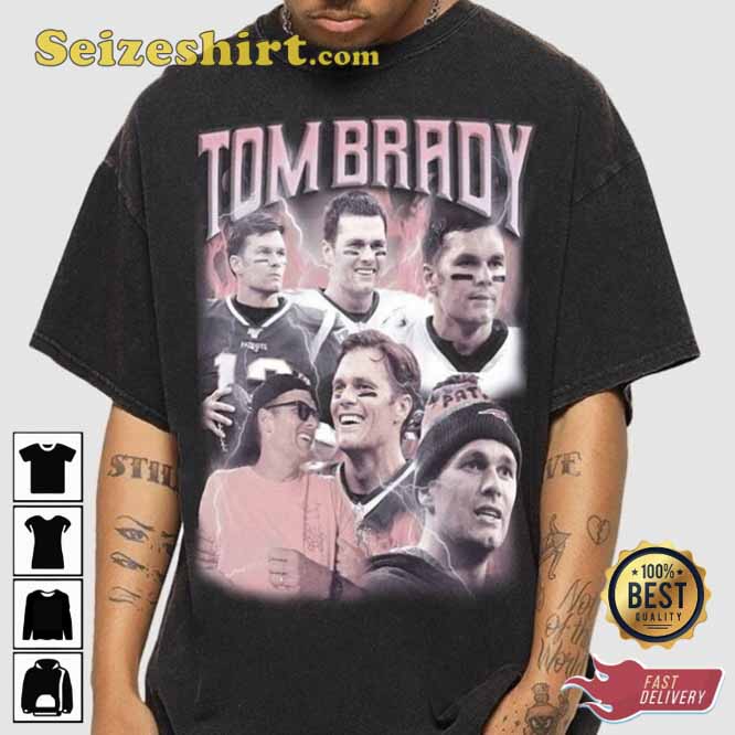 Tom Brady Football Vintage 90s Bootleg Sweatshirt Shirt