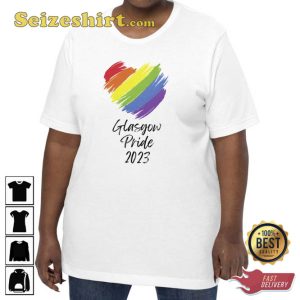 Unisex LGBTQ+ Glasgow Pride Month 2023 Tee Shirt