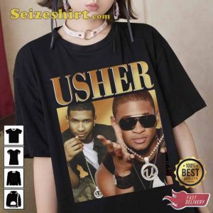 Usher Raymond IV RnB Hip Hop Pop Music Unisex Shirt