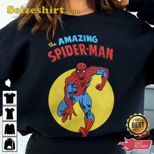 Spider-Man Comfort Retro Comic MCU Fans Gift Tee Shirt