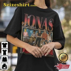 Vintage 90s Styles Nick Jonas The Jonas Brothers Rock Band Shirt