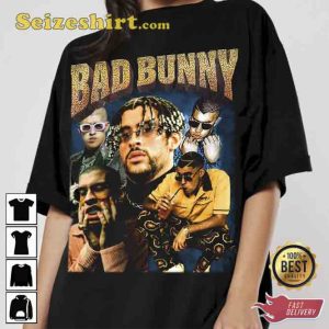 Streetstyle Bad Bunny Un Verano Sin Ti Hip Hop Rock T-shirt