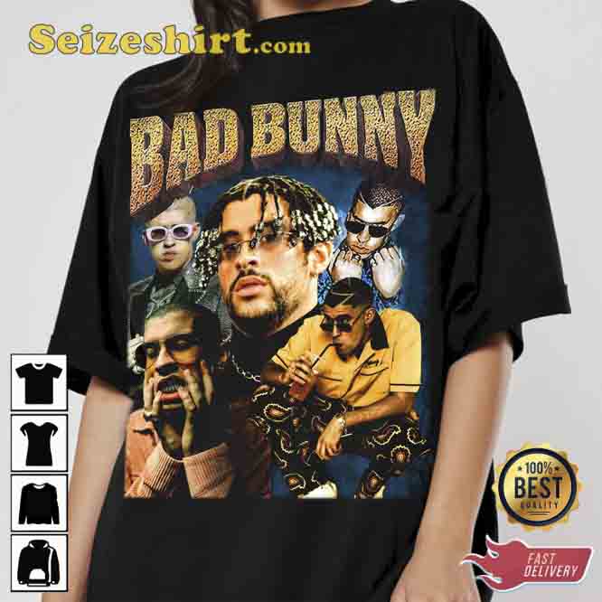 Bad Bunny Shirt Inspired Kid Un Verano Sin Ti Black - Anynee