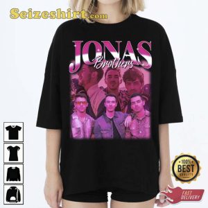 Jonas Brothers Give Love a Try Disney Channel Summer Rocks Vintage Bootleg Shirt