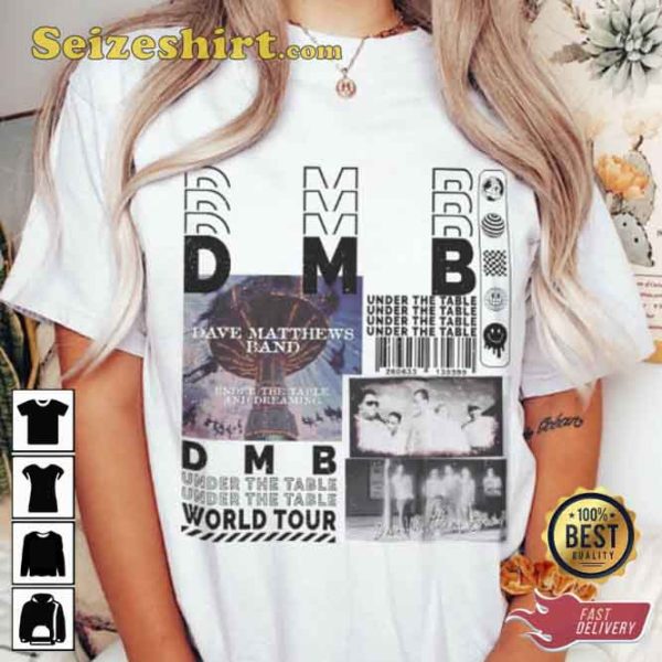 Vintage DMB 2023 North American Tour Album Under The Table Hoodie